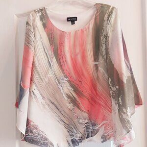 Multicolored abstract Flowy Top by I.N STUDIO or LH STUDIO  Sz M